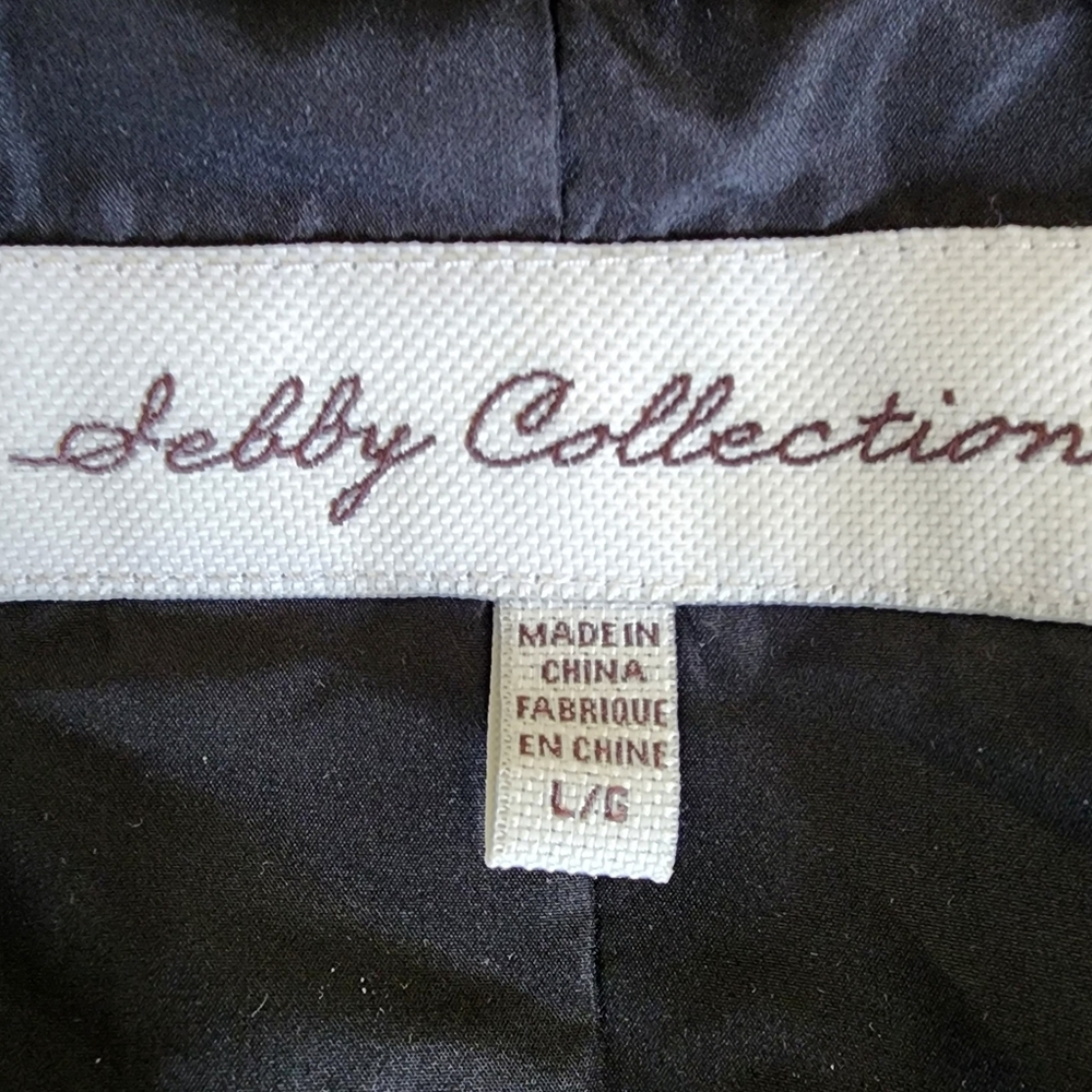 Sebby Collection Faux fur leopard animal print coat jacket. Size L. Nwot - Picture 9 of 13